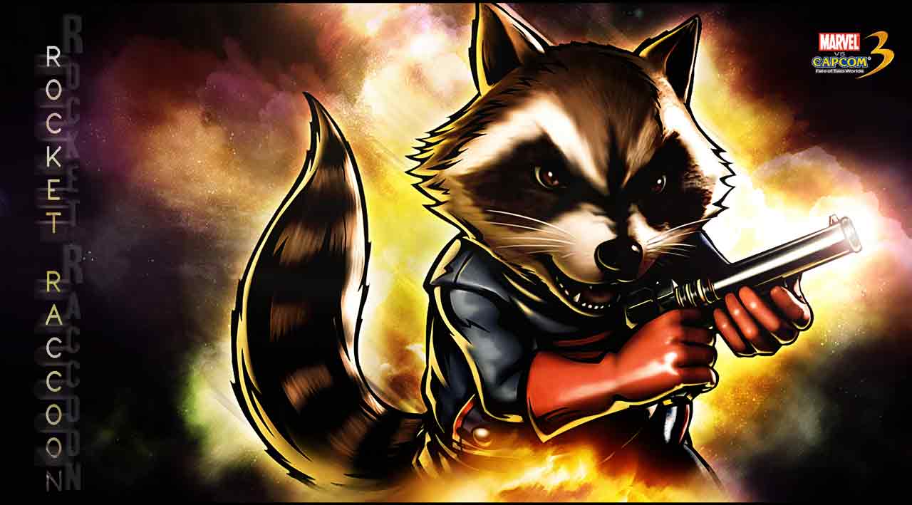 Wallpaper Ultimate Marvel Vs Rocket Raccoon