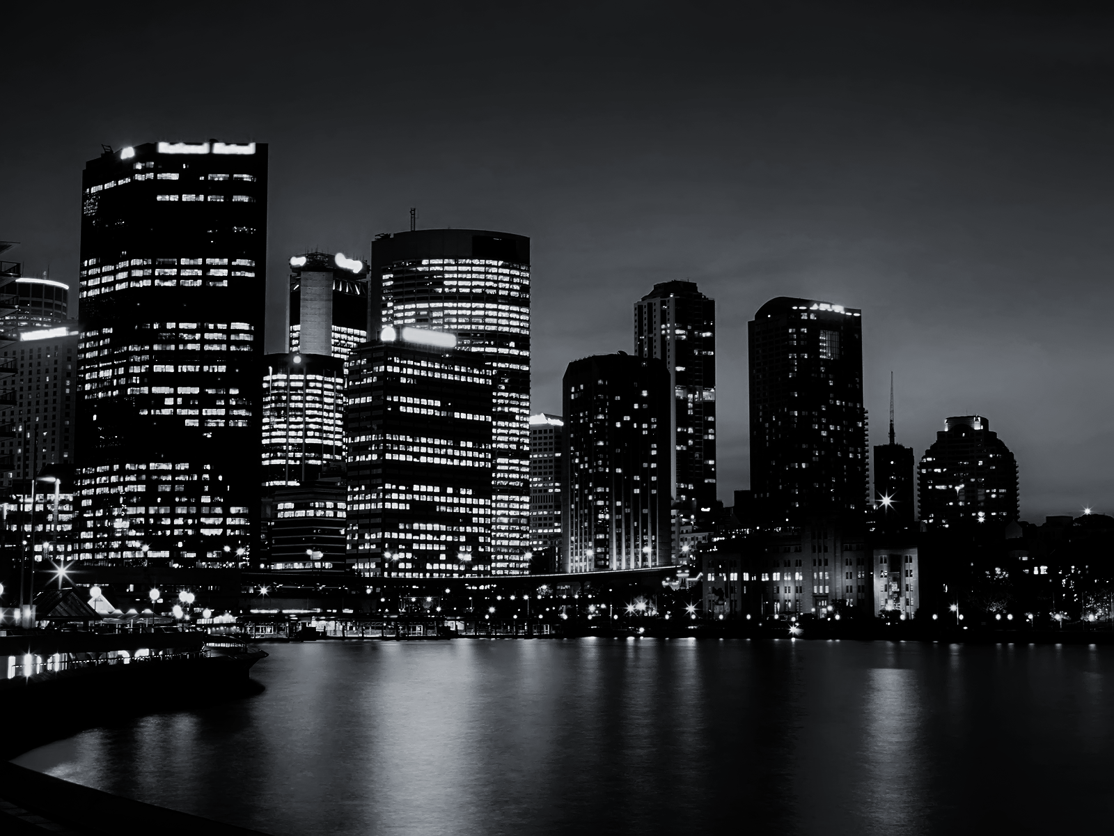 Black And White Sydney Skyline Wallpaper The Facts Reason Do