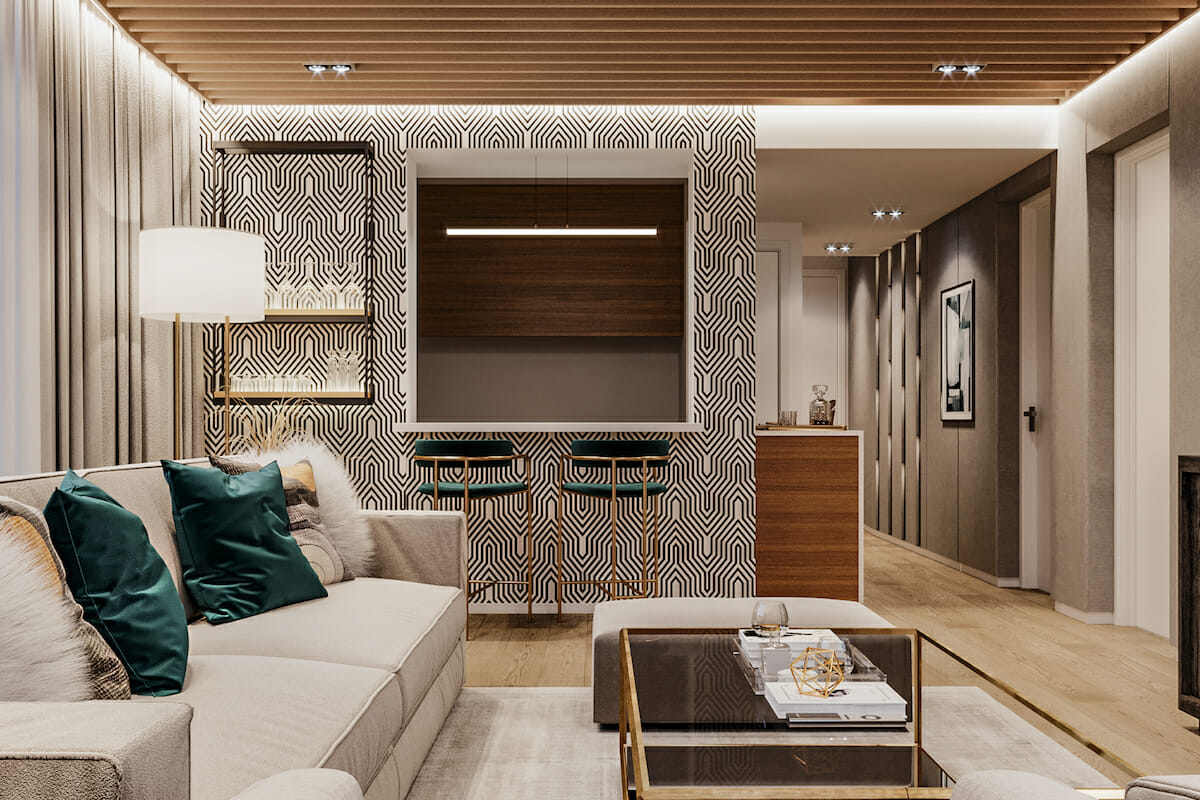 Inspiring Living Room Wallpaper Ideas Best Wallpap