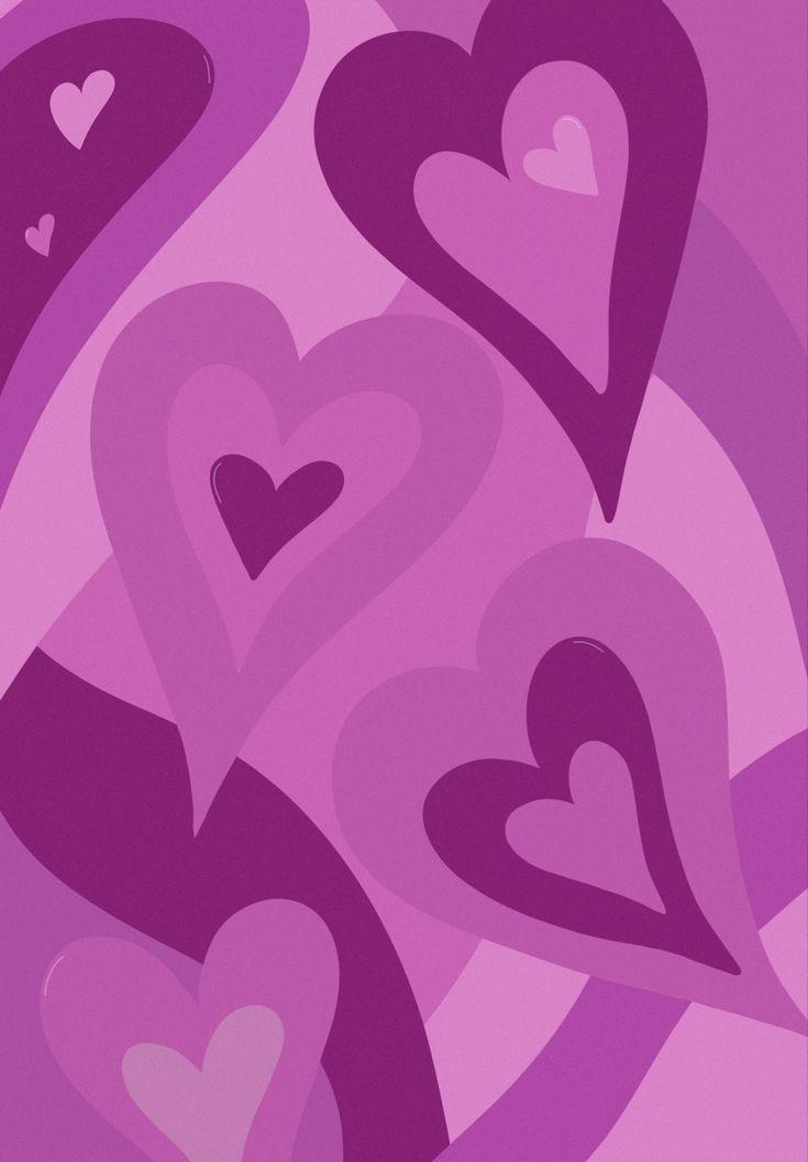 Pink Hearts Wallpaper Halloween iPhone Background