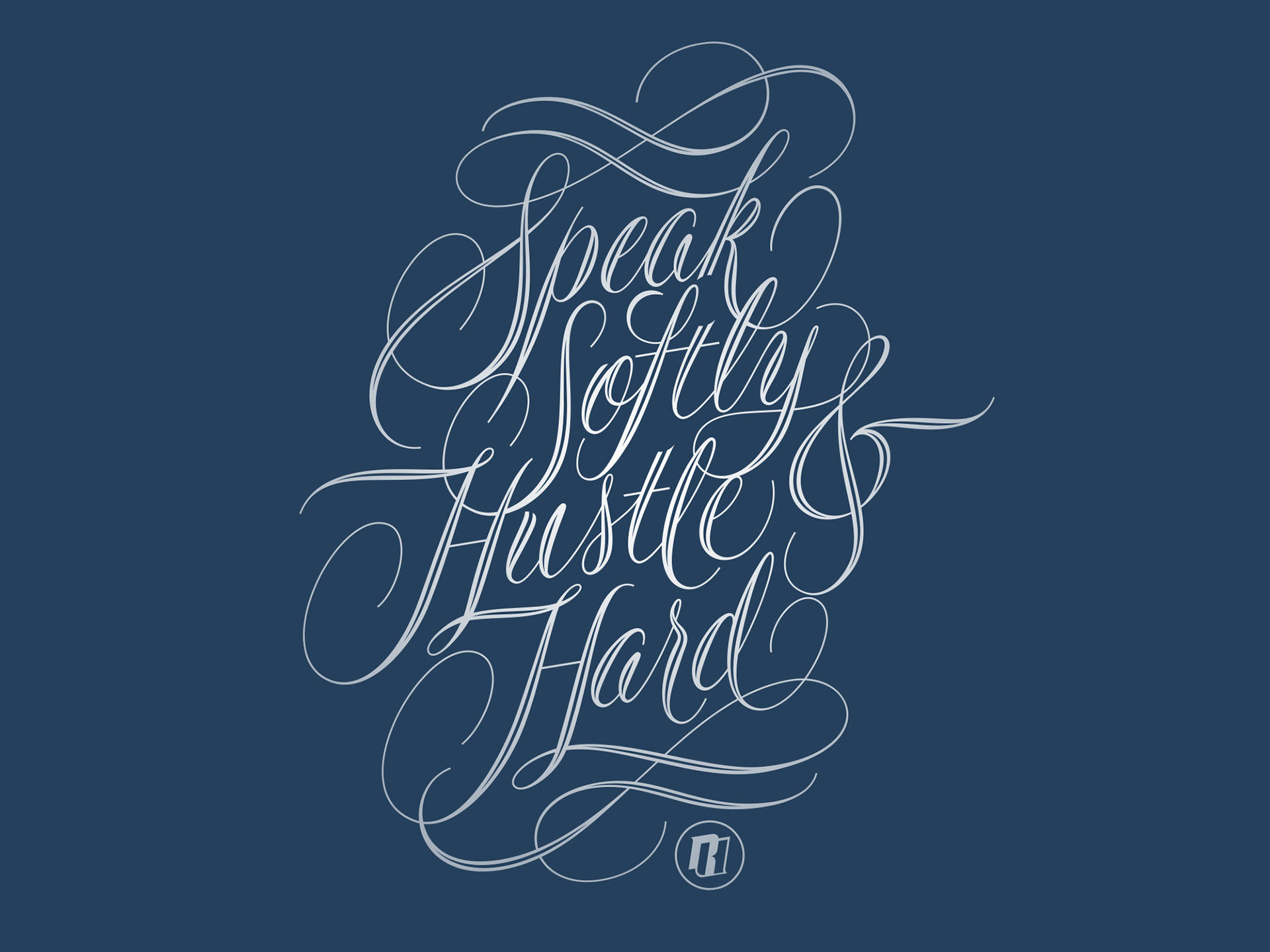 Hustle Hard Wallpaper