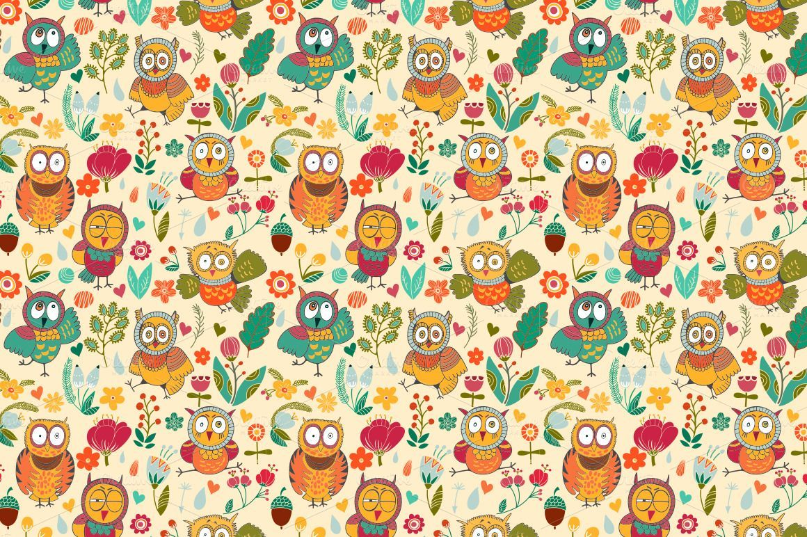 Cute Owl Background Owls Wallpaper