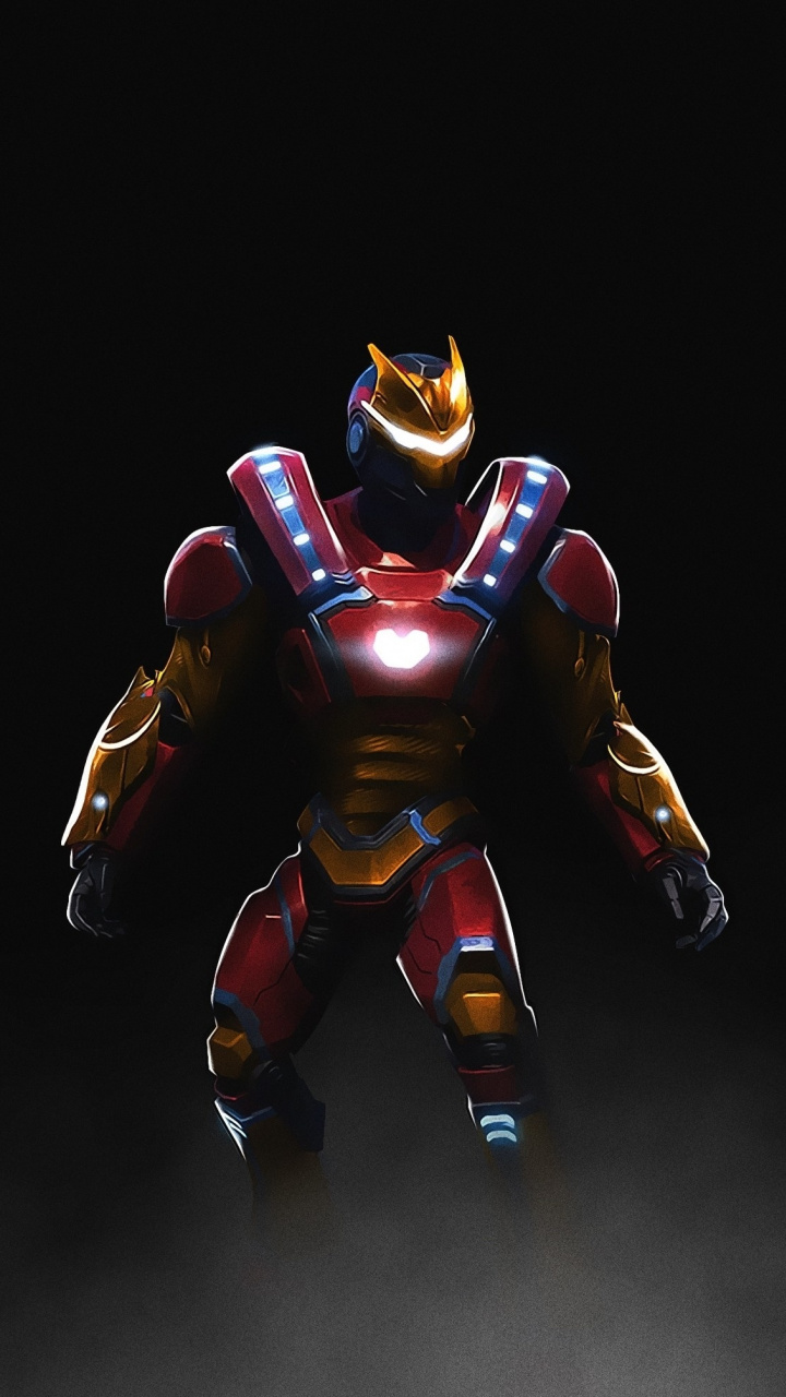 Wallpaper Fortnite Video Game Iron Man Skin