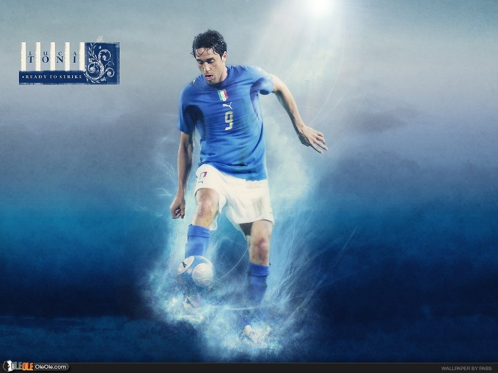 Luca Toni Italy Wallpaper Euro Italian Football Federation Photo