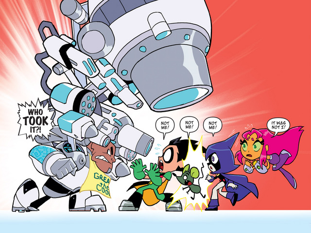 Image   Cyborg about to attack Titansjpg   Teen Titans Go Wiki