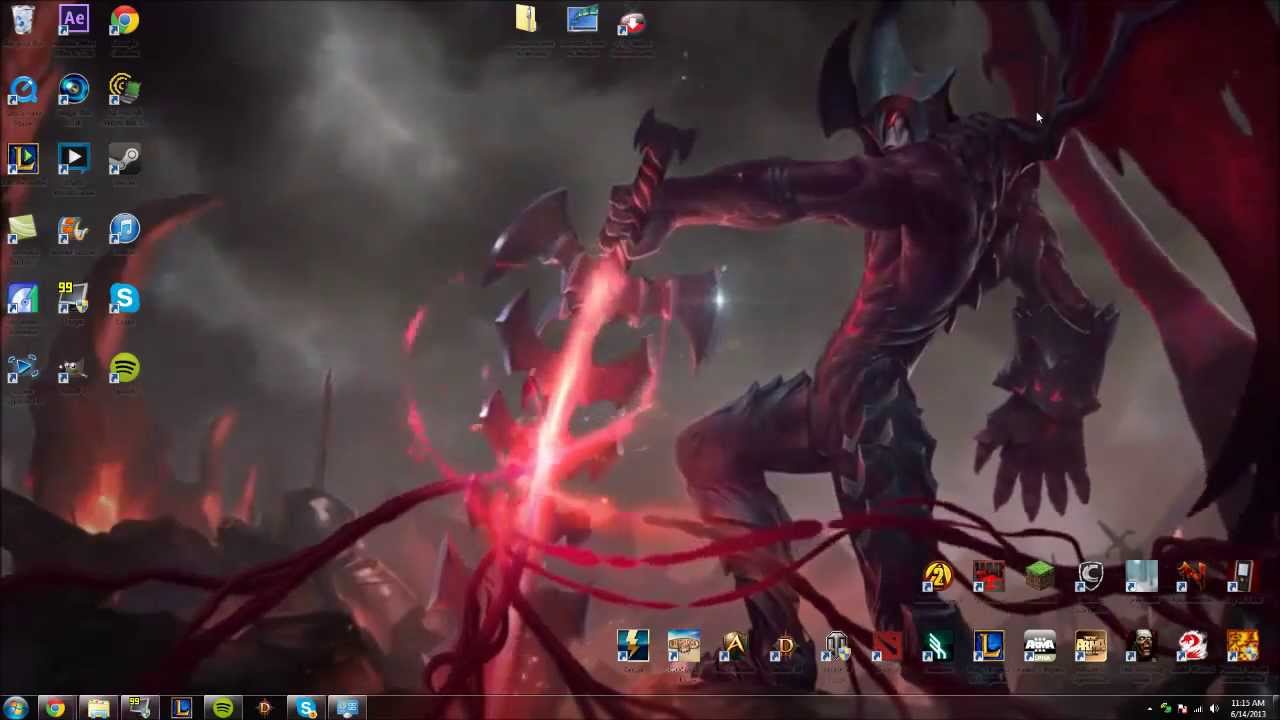 How to make the League of Legends Login Video Your Wallpaper on 1280x720