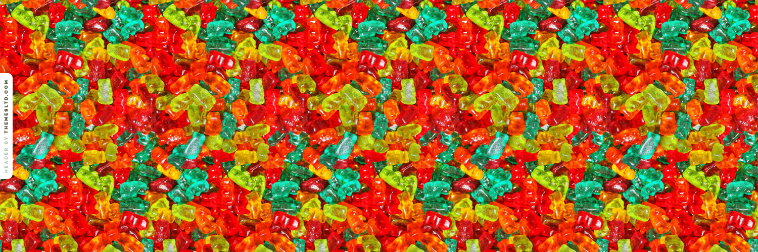 Candy Gummy Bear Sweats Header Food Wallpaper