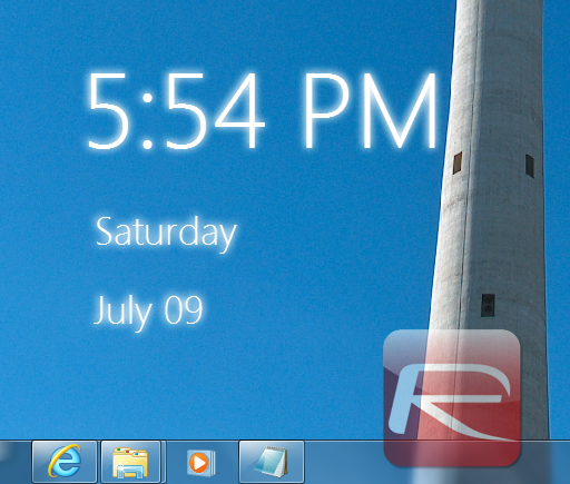 Windows Style Clock To Your And Vista Desktop