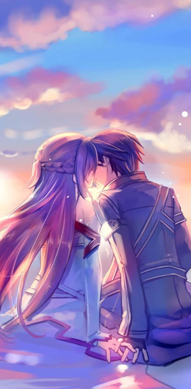 Kiss Cartoon Wallpaper