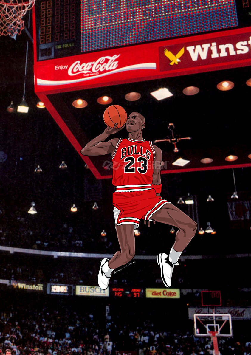 842x1191px Michael Jordan Wallpaper Slam Dunk