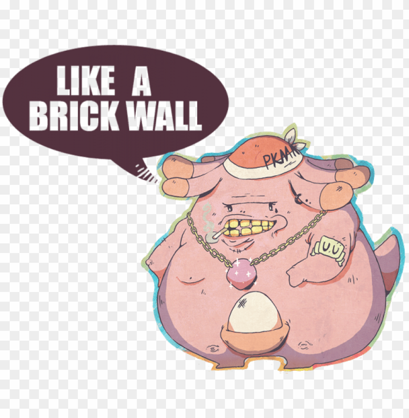 Uu In The Days Of Chansey Like A Brick Wall Png Image