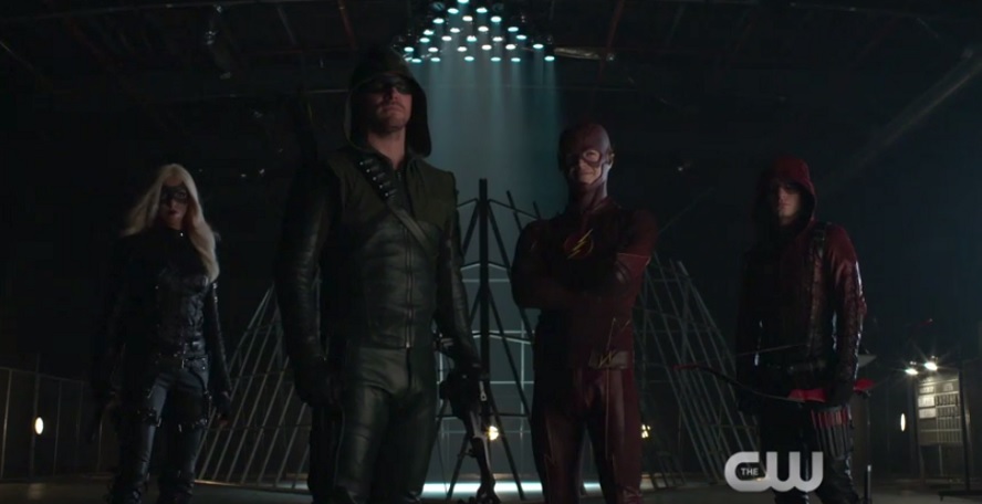 Arrow The Flash Video Visit Superhero Fight Club