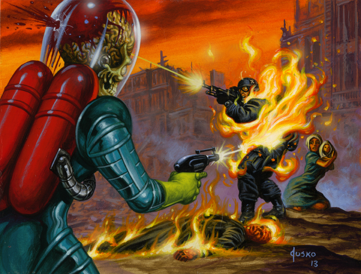 Mars Attacks The Will Of Man By Joejusko