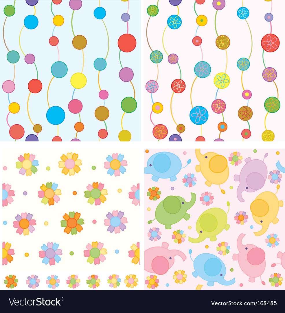 Cute backgrounds Royalty Free Vector Image   VectorStock