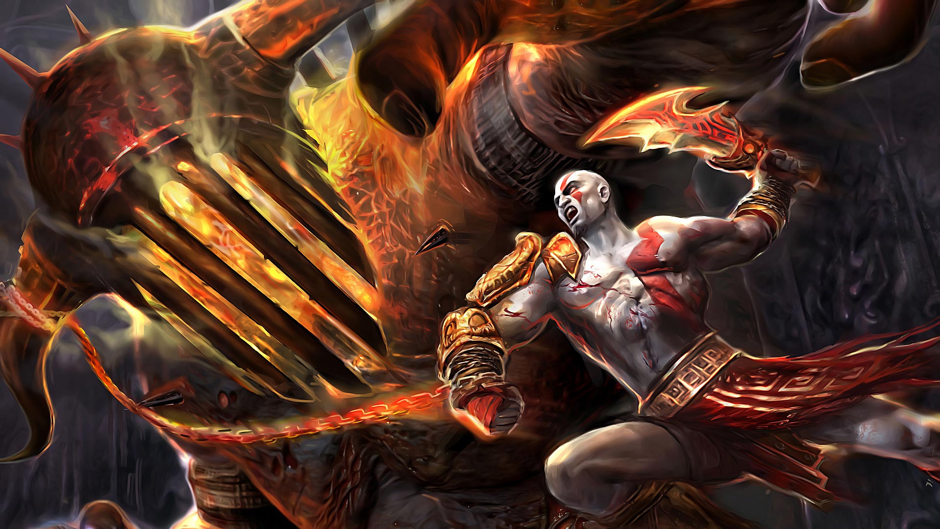 Games Wallpaper Kratos God Of War HD