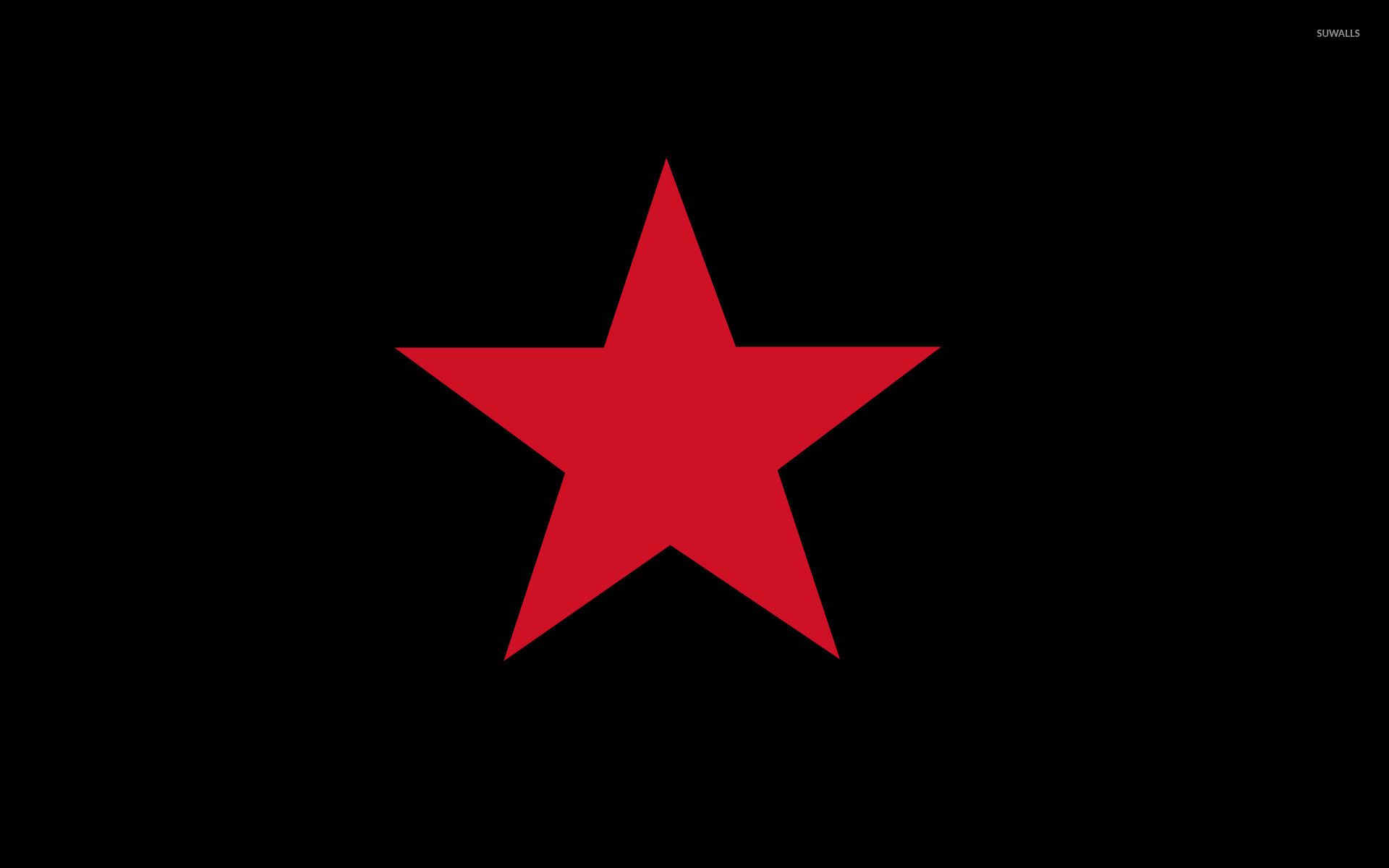 Red Star Wallpaper Top Background