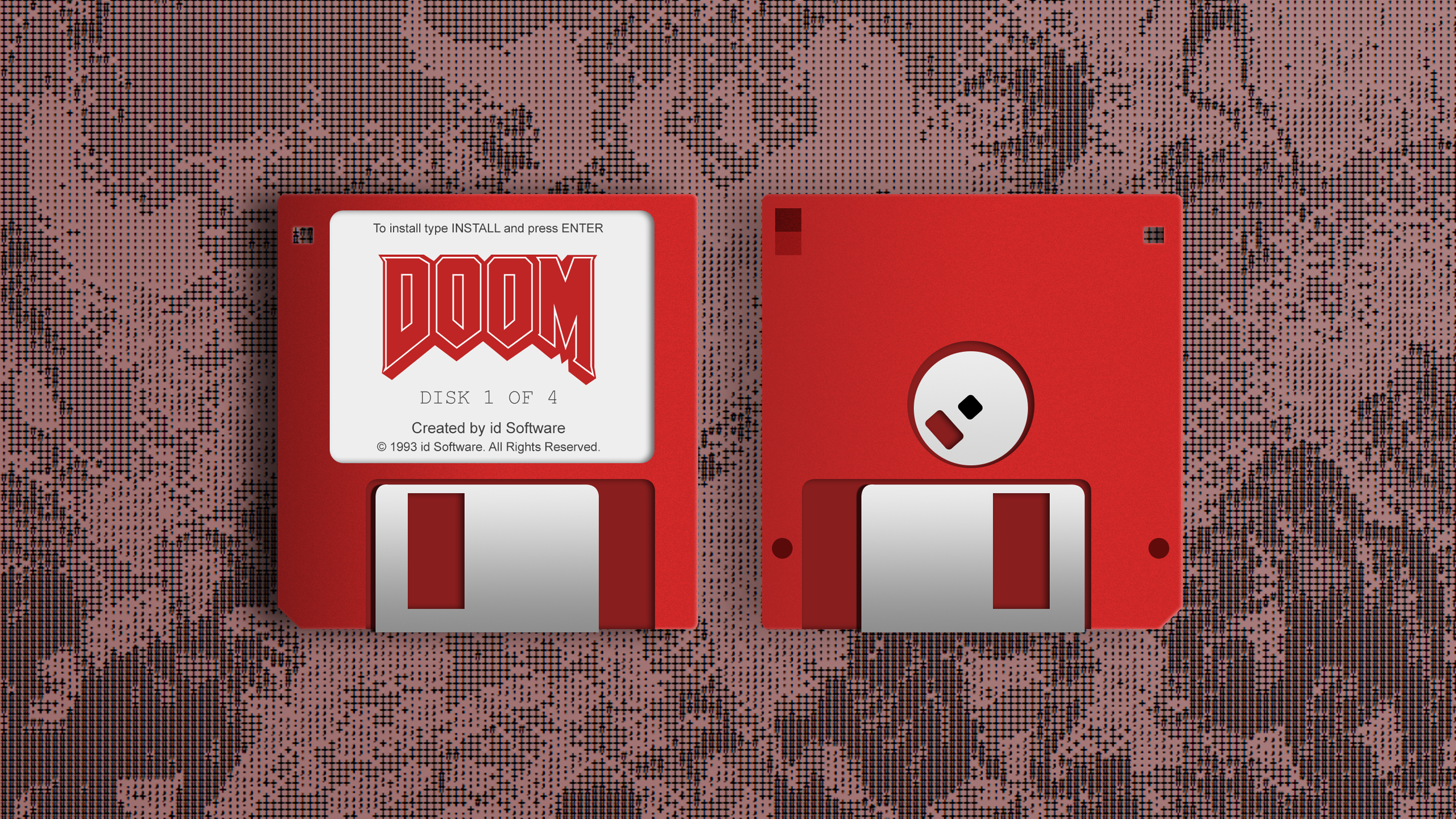 Floppy Doom Oc Game Disk