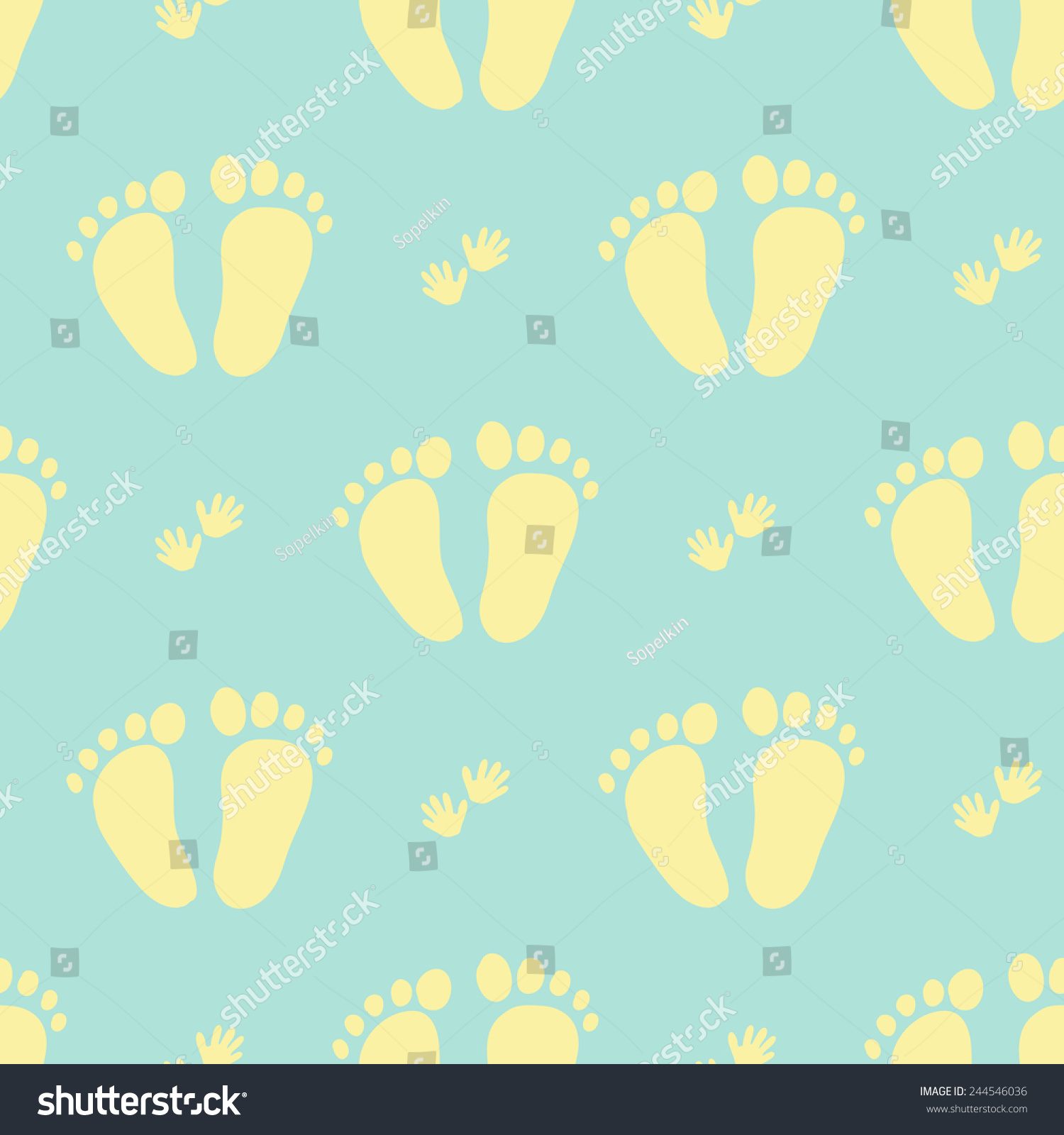 Funny Cute New Born Wele Baby Stock Vector Royalty