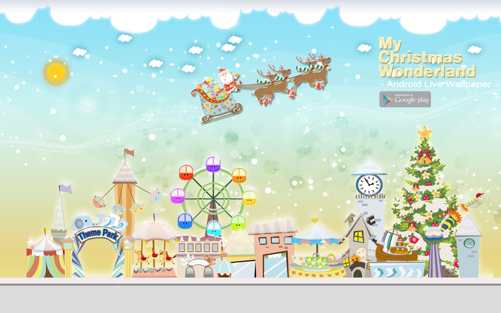 My Christmas Wonderland Desktop Wallpaper