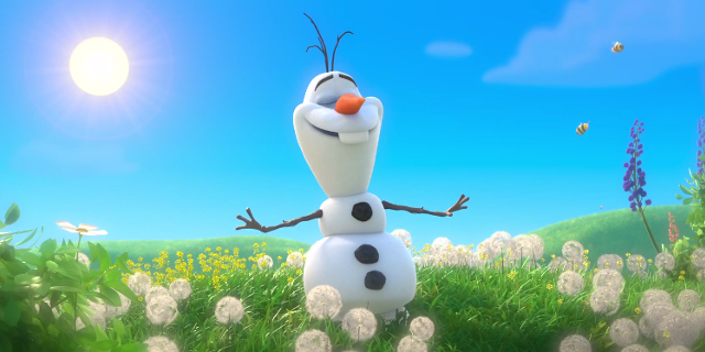 Il Pupazzo Di Neve Olaf Canta Per Frozen Regno Ghiaccio Video
