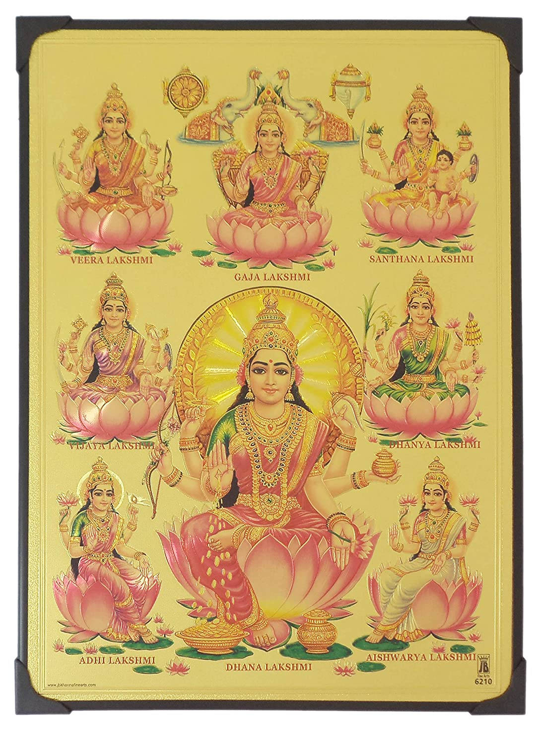 Ashta Lakshmi HD Wallpaper