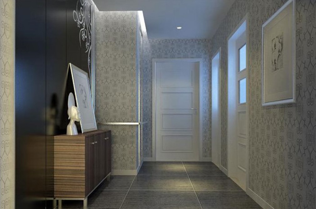 Elegant Wallpaper For Entrance And Hallway Interior Design