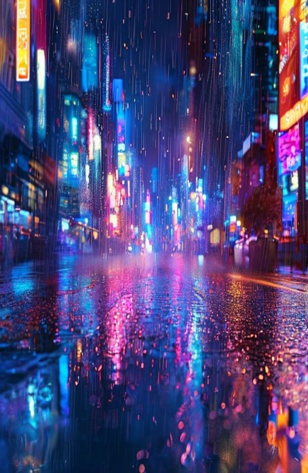 3d Rain Wallpaper