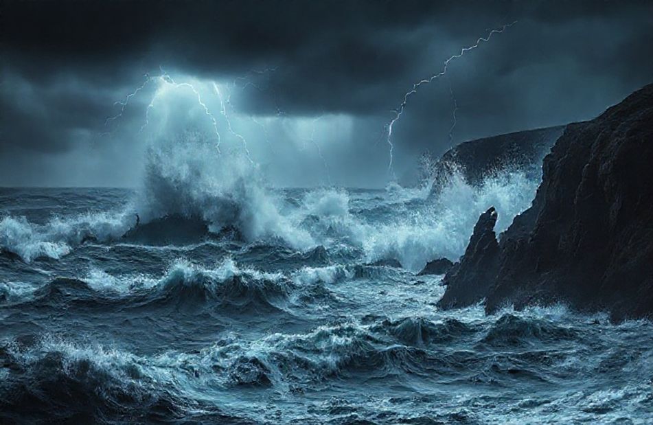 Stormy Ocean Wallpaper