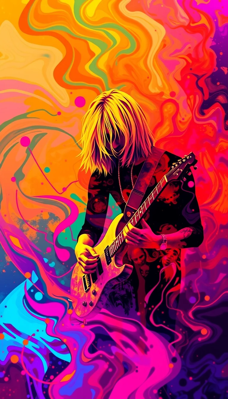 Kurt Cobain Phone Wallpaper