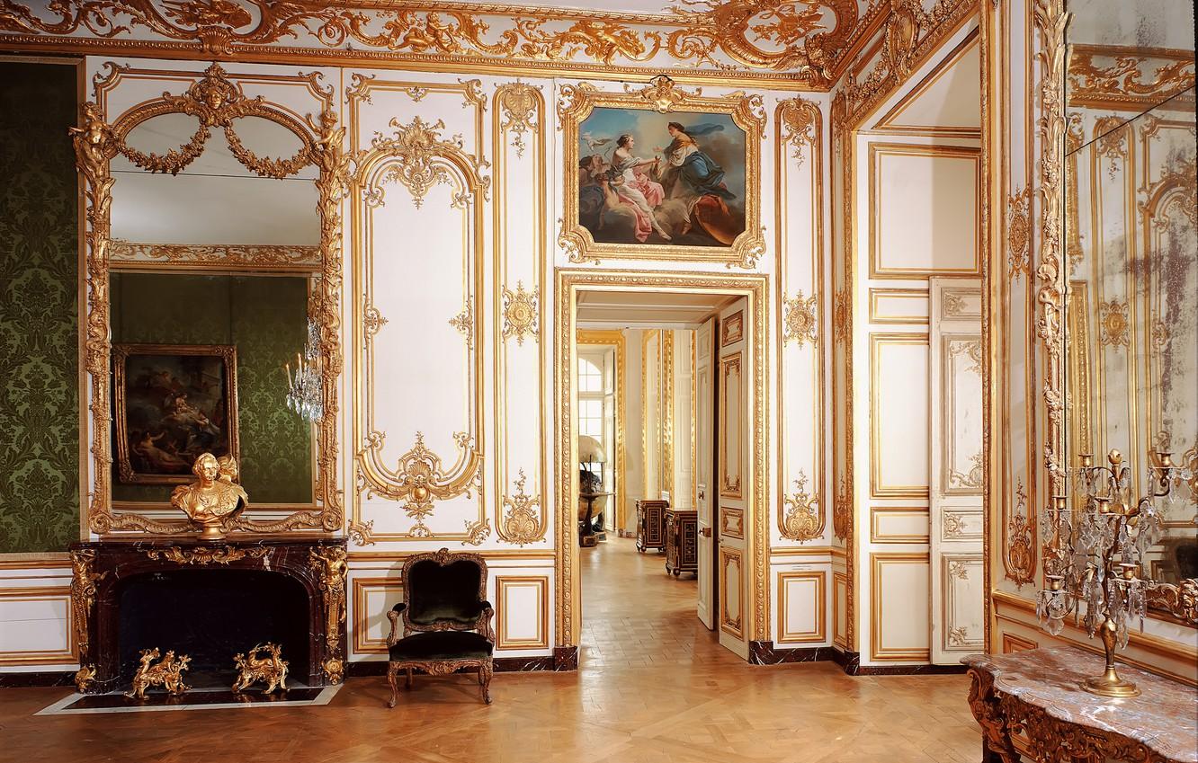 Wallpaper France Interior Mirror Luxury Palace Versailles
