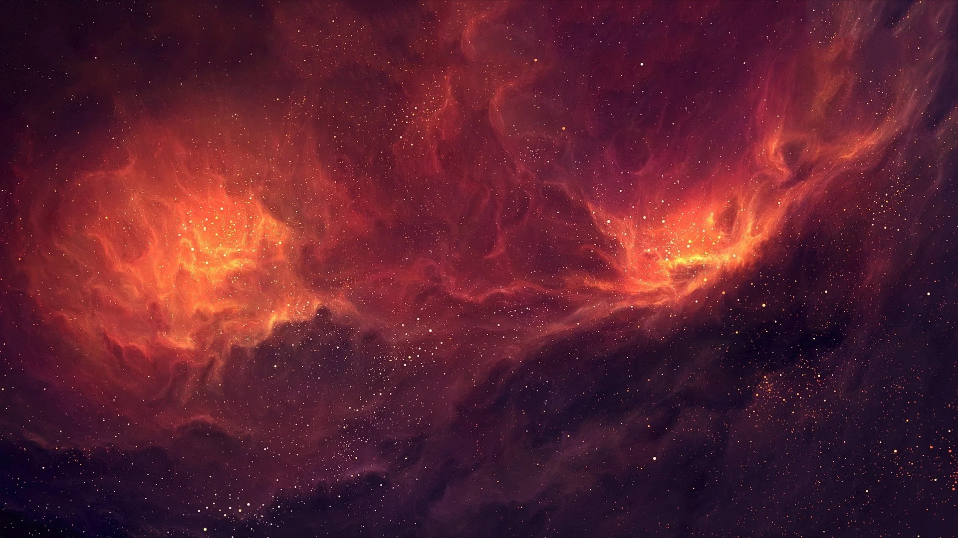Red Space Wallpaper