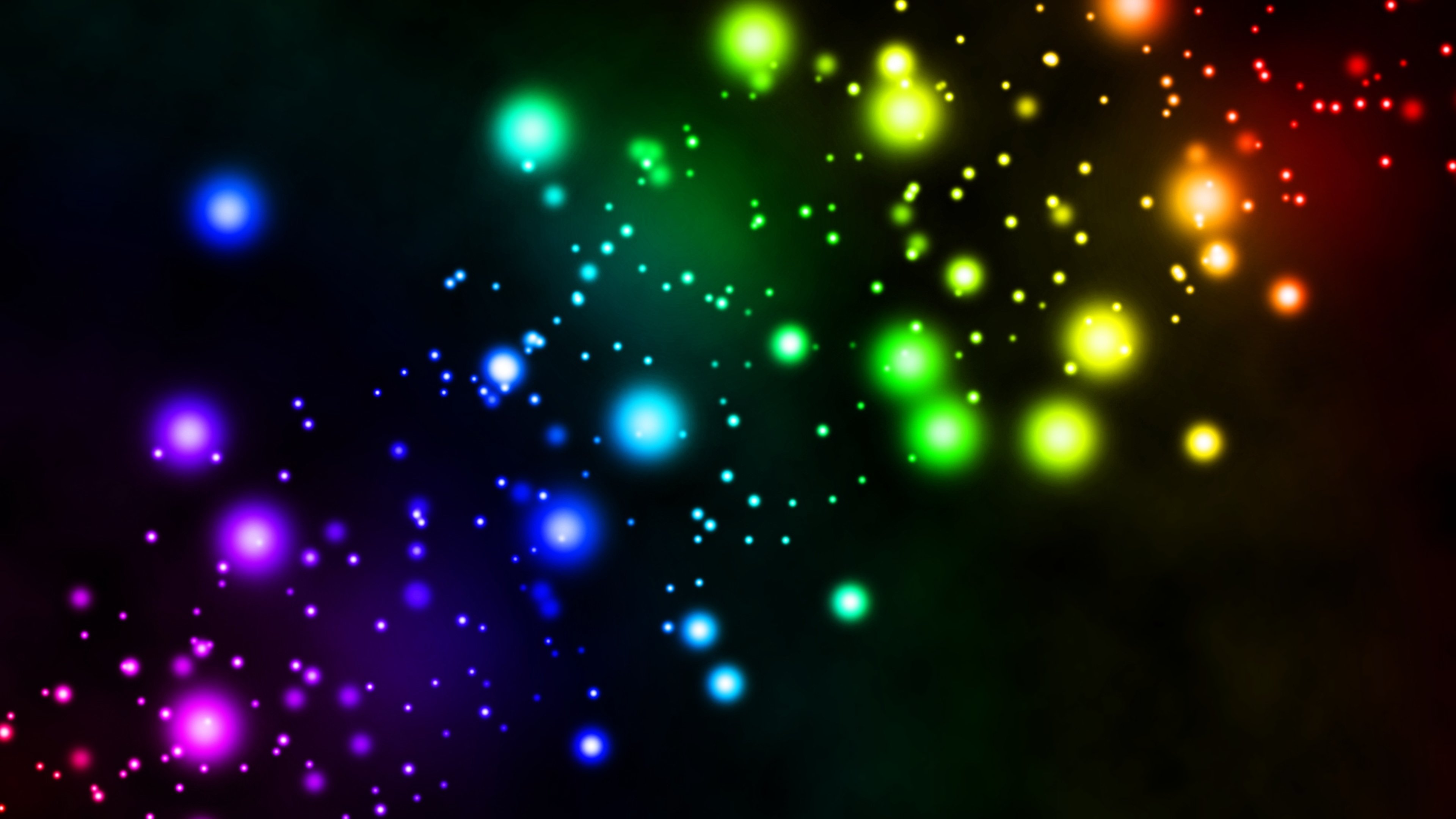 Lights Colorful Background Wallpaper