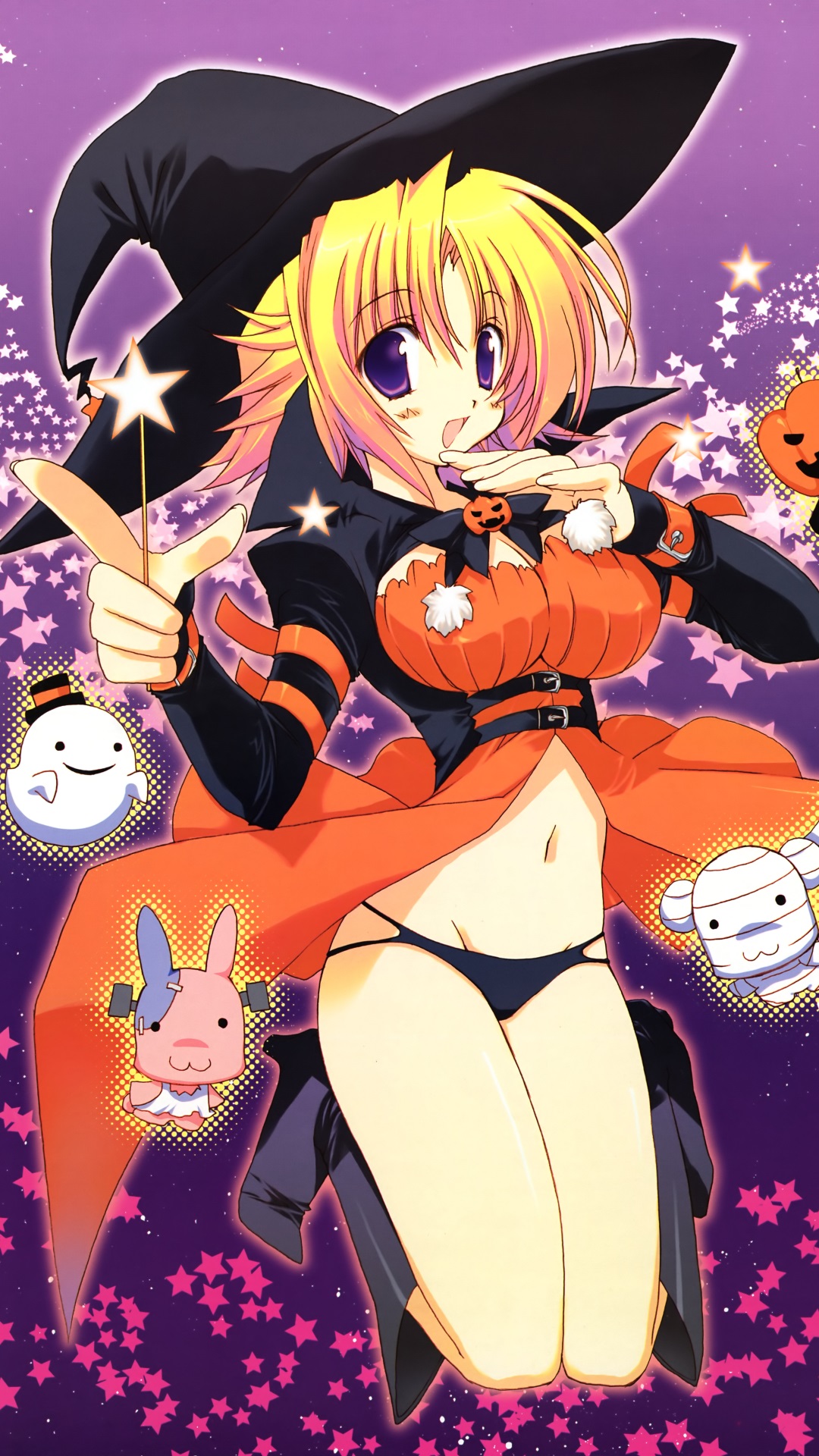 Anime Halloween Lenovo K900 Wallpaper Kawaii