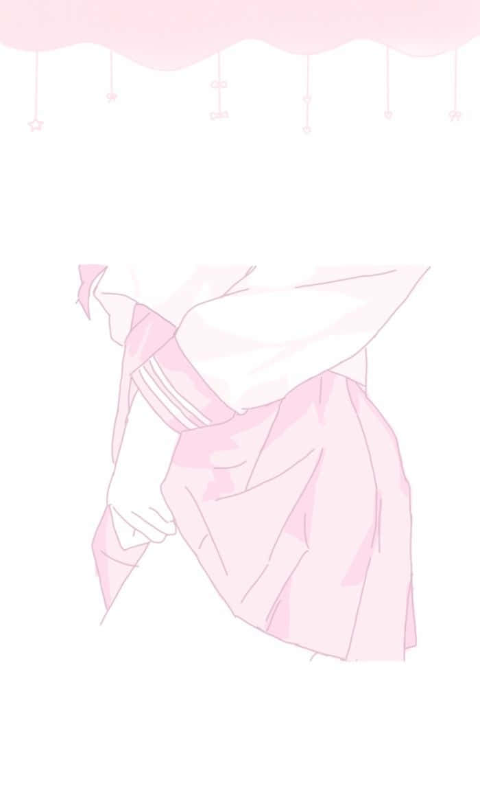 Pastel Pink Aesthetic Anime Wallpaper