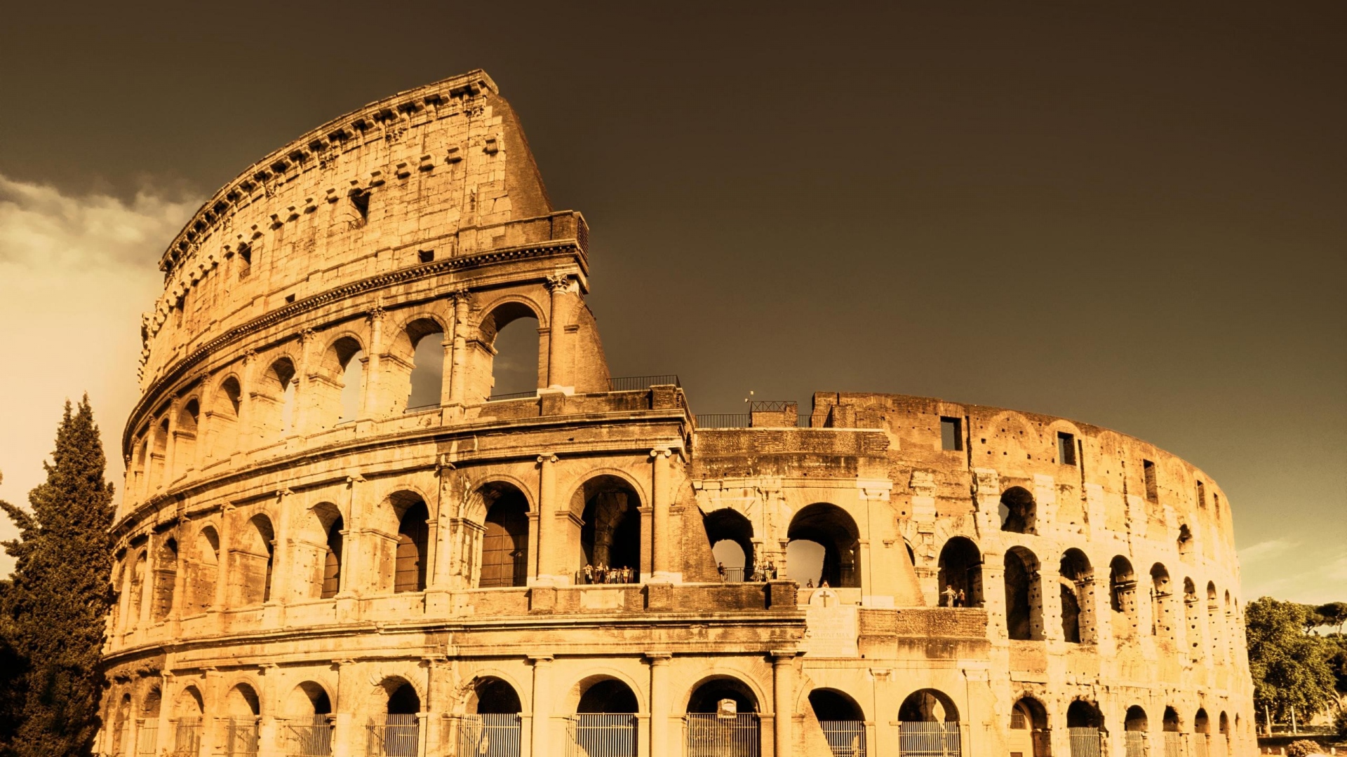  Wallpaper colosseum rome italy architecture monument history 1920x1080