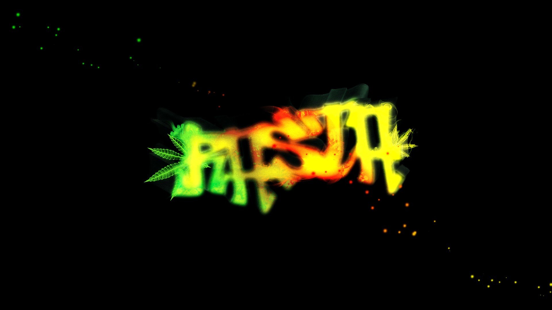 Glowing Rasta Glow Television Rastafari Wallpaper Background