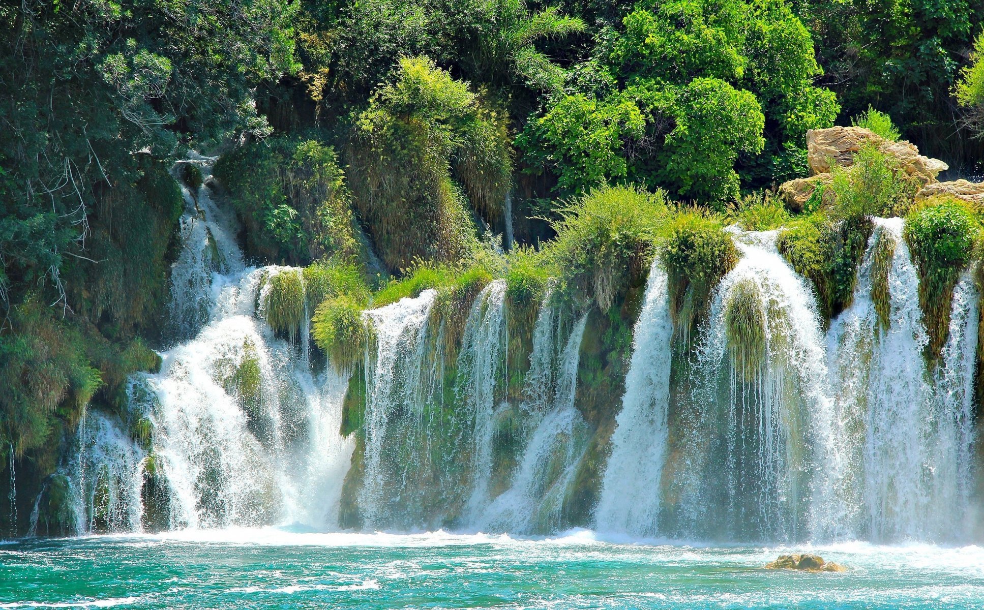 Croatia Plitvice Lakes National Park Waterfalls