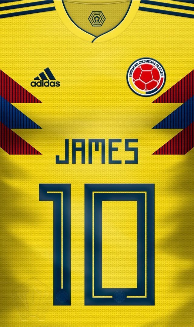 James Rodriguez Of Colombia Wallpaper Camisas De Futebol