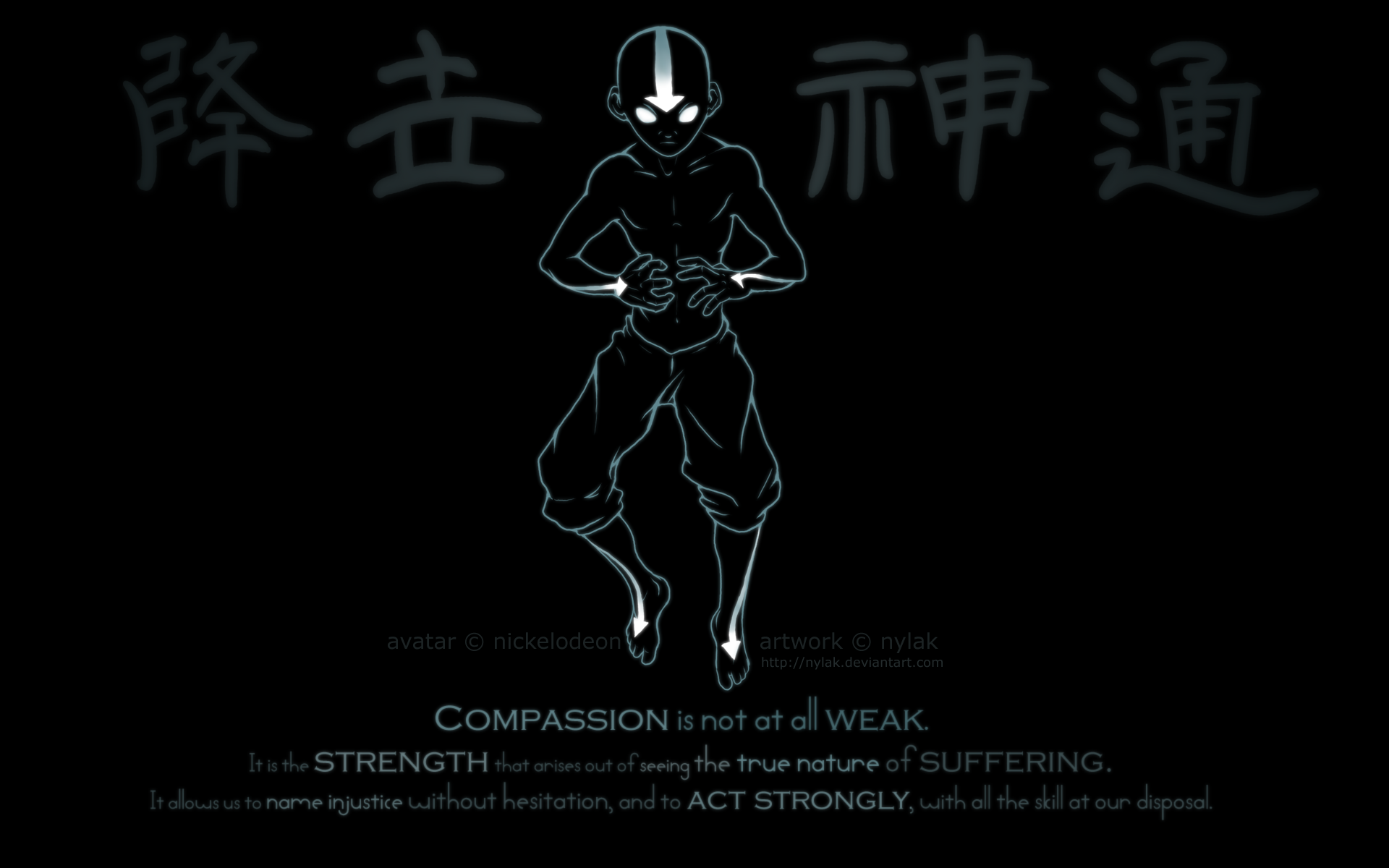 Avatar The Last Airbender Wallpaper Aang Avatar State Avatar the