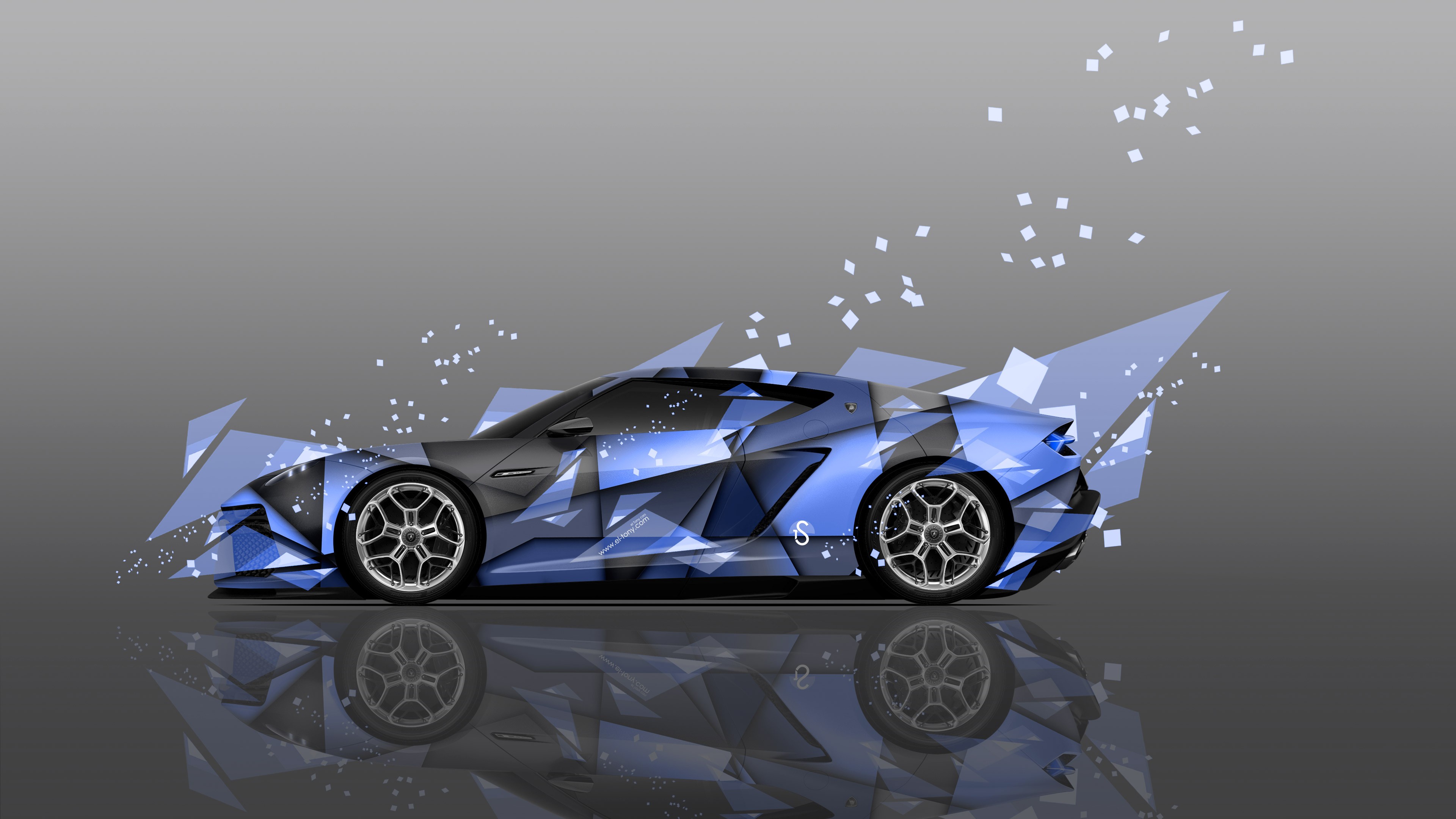 Lamborghini Asterion Car Digital Art