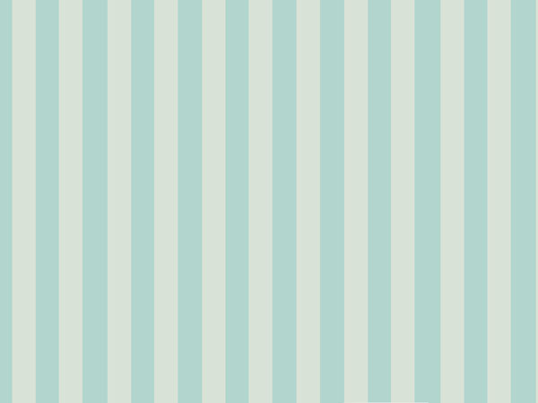 Traditional Striped Wallpaper For A Dolls House In Beige And Blue