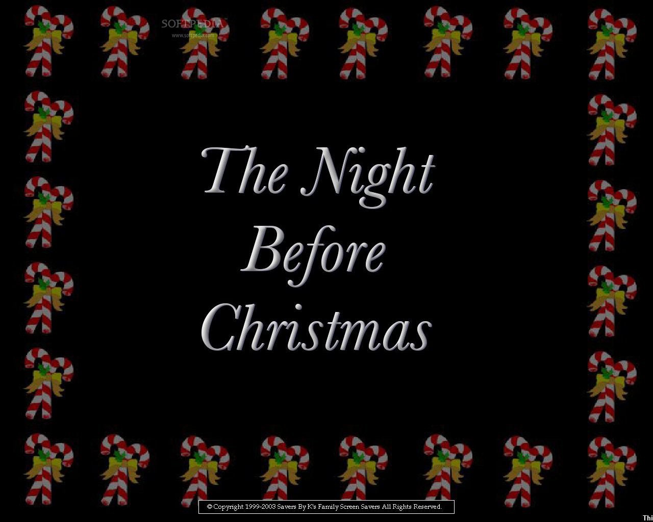 Night Before Christmas Wallpaper HD Jpg