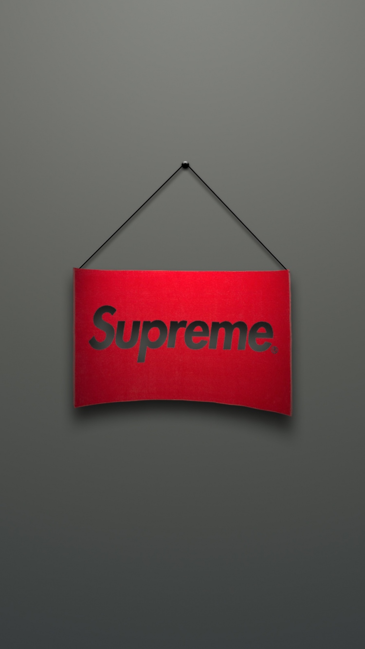 Supreme Logo Red Minimalism