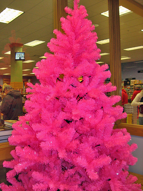 Artificial Pink Christmas Trees For