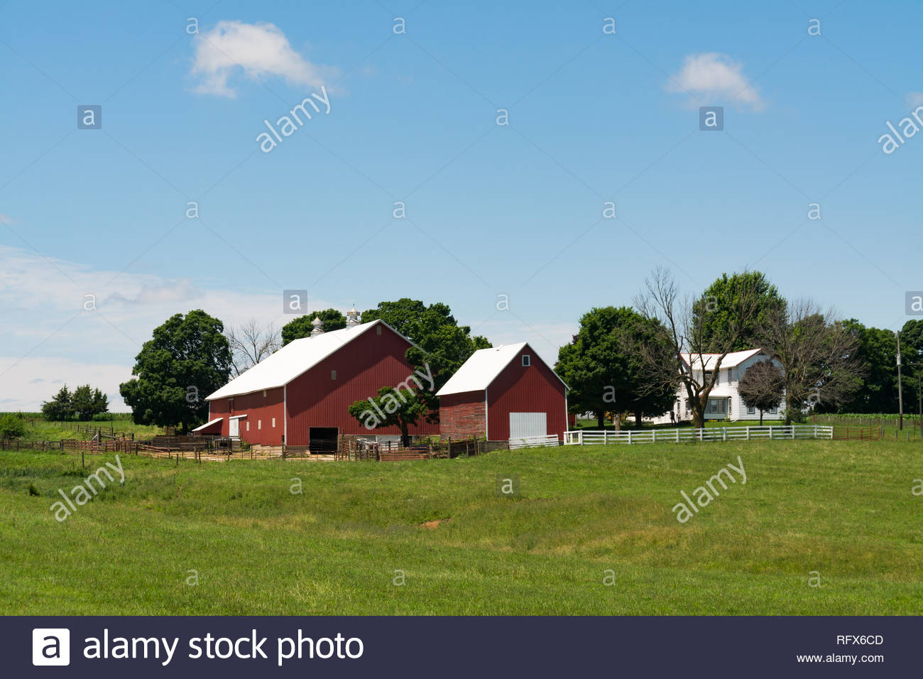Northern Illinois Landscape Stock Photos