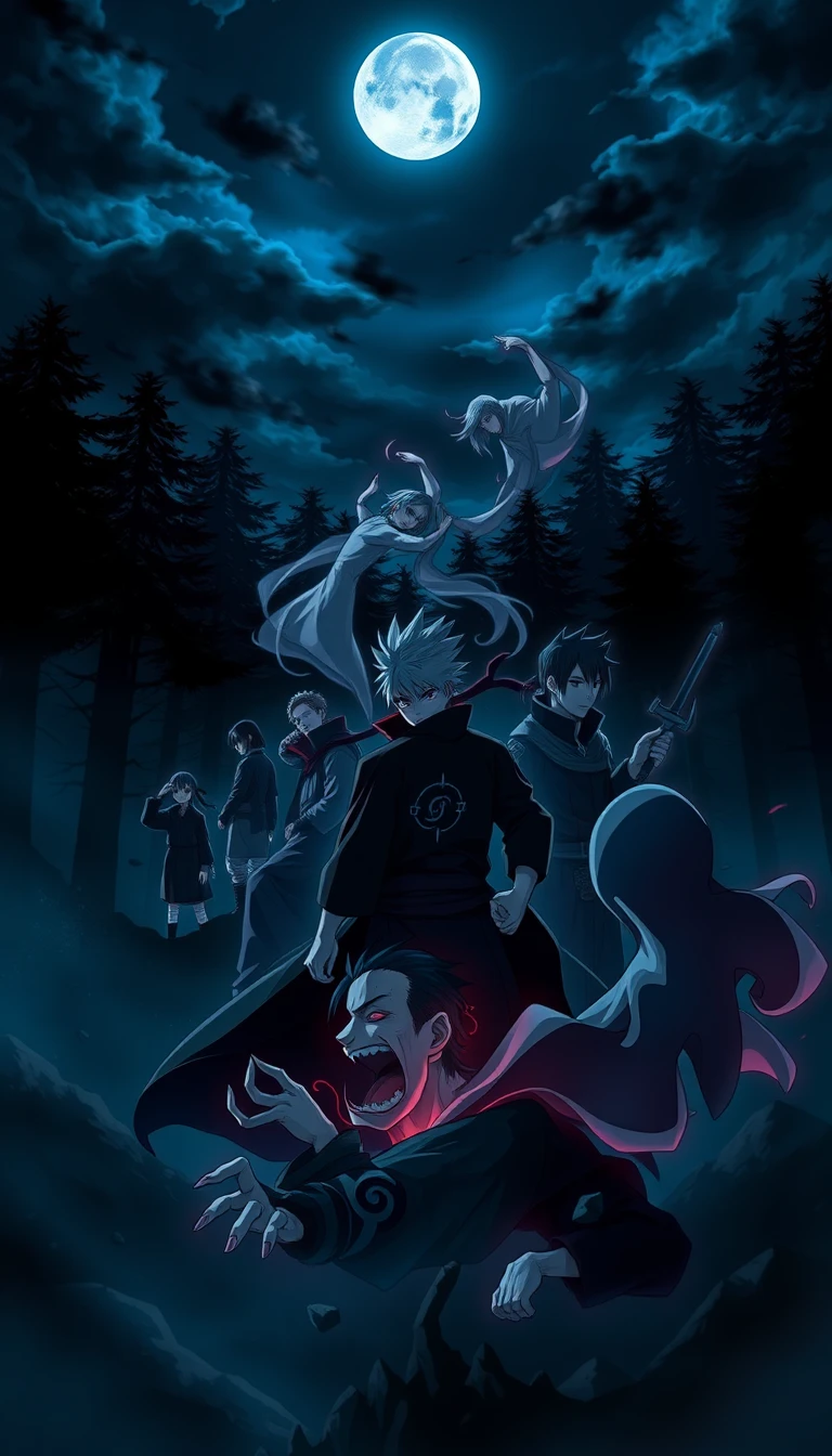 Naruto Dark Phone Wallpaper