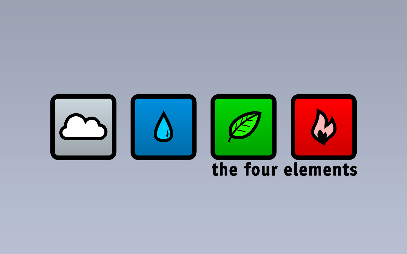 Four Elements HD Wallpaper Desktop