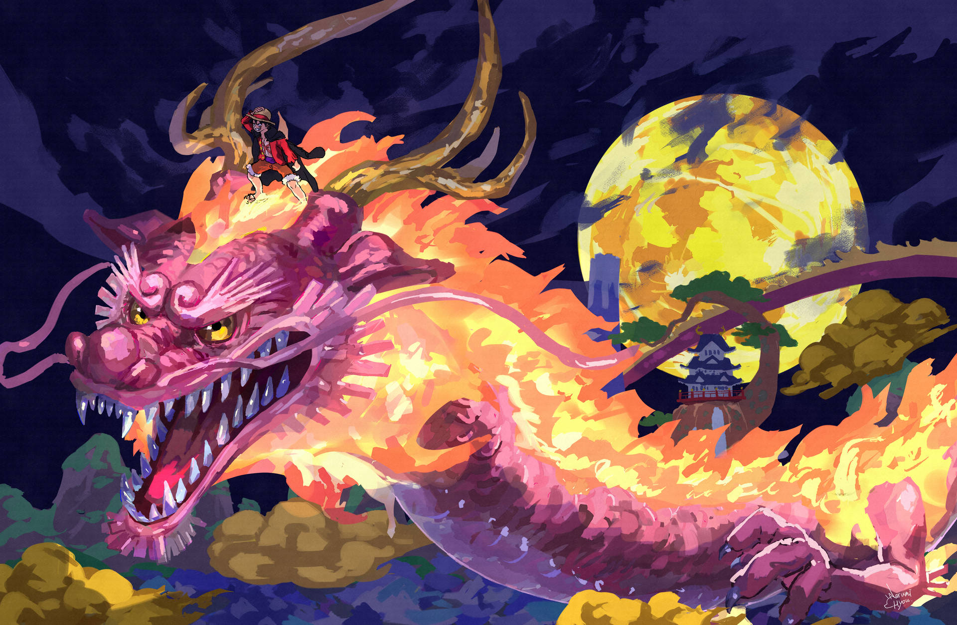One Piece Wano Wallpaper