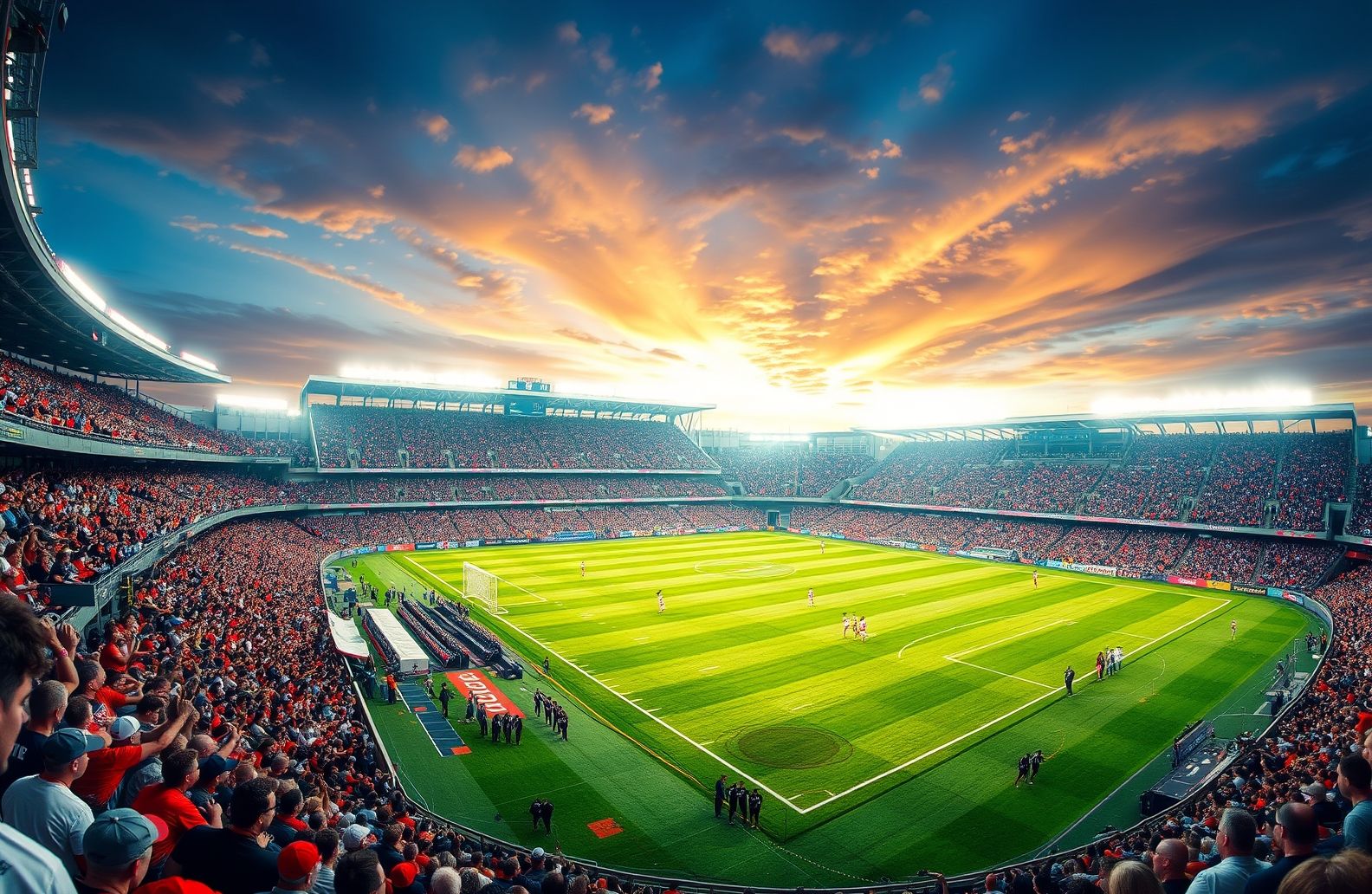 Football Stadium Background