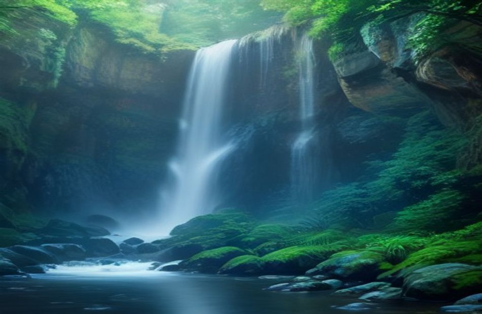Waterfall Wallpaper With Sound